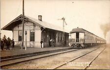 Lorimor Iowa~Great Western Depot~Station Master~Passenger Train~c1910 RPPC comprar usado  Enviando para Brazil
