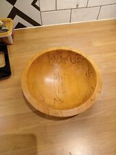 Wooden bowl spalted for sale  PONTYPRIDD