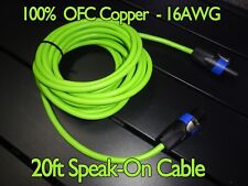 Green foot speakon for sale  Justice