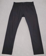 Calça Proof Masculina 33x32 Preta Rover Fina Reta Lona Chino Huckberry comprar usado  Enviando para Brazil