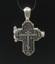 Sterling elegante pingente de prata cruz sólida 925 ortodoxo níquel livre nova imperatriz comprar usado  Enviando para Brazil