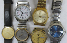 Lote de 6 relojes vintage para hombre Seiko Pulsar IDEALES para piezas, reparación segunda mano  Embacar hacia Mexico