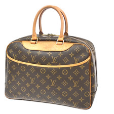 Bolsa de mão LOUIS VUITTON LV logotipo Deauville monograma couro marrom M47270 89EF705 comprar usado  Enviando para Brazil