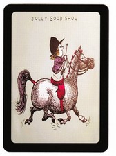 AMPLA TROCA MODERNA CARTAS DE JOGAR PALHAÇADAS CLUBE DE PÔNEI ~ MENINA A CAVALO ~ ALEGRE BOM SHOW comprar usado  Enviando para Brazil