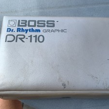 Boss Dr-110 máquina de bateria analógica funciona em baterias 4AA adaptador CA faltando comprar usado  Enviando para Brazil