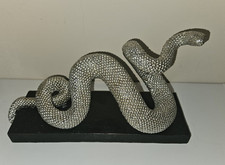 Silver snake ornament for sale  ERITH