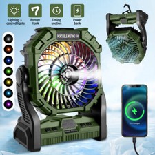 Aire acondicionado ventilador portátil solar recarregável abanico de piso con luz comprar usado  Enviando para Brazil