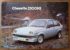 Vauxhall chevette 2300 for sale  LEICESTER