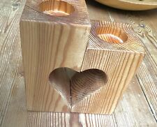 Wooden tealight candle for sale  NEWPORT