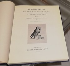 An Iconography of the Engravings of Stephen Gooden, Campbell Dodgson 1944 comprar usado  Enviando para Brazil