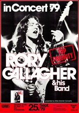 Rory gallagher tourplakat gebraucht kaufen  Saerbeck