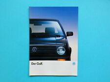 Prospekt / Katalog - VW Golf II (2) CL, GL, GT / GTD und GT Special - 01/90 comprar usado  Enviando para Brazil