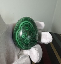 Malachite stone egg for sale  LONDON