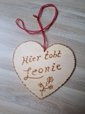 Holzschild holzherz tobt gebraucht kaufen  Bochum