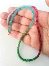 Collana smeraldi rubini usato  Roma