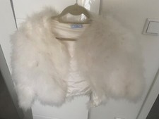 Federbolero jacke hochzeit gebraucht kaufen  Bad Lippspringe