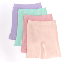 Conjunto de 4 Calcinhas Breezies Comfort Breeze Perna Longa Sem Costura Pacote Pastel G Novo, usado comprar usado  Enviando para Brazil