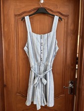 Matalan blue stripe for sale  HORNCHURCH