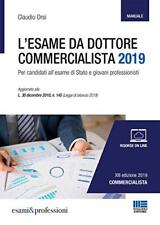 Esame dottore commercialista usato  Sesto San Giovanni