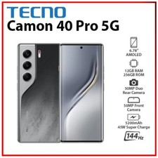 Celular Android TECNO Camon 40 Pro 5G 12GB+256GB PRETO Dual SIM desbloqueado, usado comprar usado  Enviando para Brazil