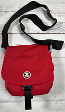 Usado, Bolsa tiracolo Crumpler vermelha camara armazenamento alça ajustável aba dobrável comprar usado  Enviando para Brazil