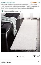 white rug shag for sale  Church Road