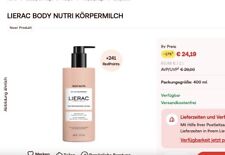 Lierac body nutri gebraucht kaufen  Xanten