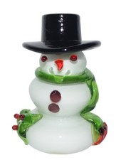 Glass snowman figurine for sale  Bridgeton