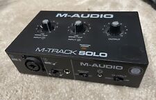 Interface de áudio USB M-Audio M-Track Solo - Funciona muito bem!, usado comprar usado  Enviando para Brazil
