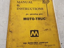 Usado, Moto-Truc Service Manual & Instructions CBR 24V comprar usado  Enviando para Brazil