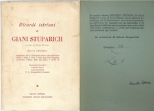 Stuparich ricordi istriani usato  Anzio