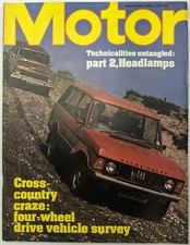 Motor magazine 1978 for sale Motor magazine 1978 for sale  BOURNEMOUTH