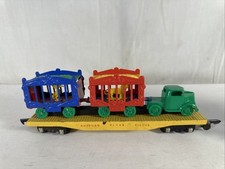 Usado, Bom Desirable American Flyer Original S-Gauge #643 Circus Flat Car + Gaiolas comprar usado  Enviando para Brazil