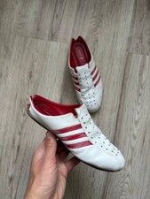 Tênis de dança Adidas Djenya 2003 feminino Reino Unido 4 EUA 4 branco vermelho raro vintage Y2K comprar usado  Enviando para Brazil