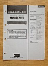 Sansui g11x service gebraucht kaufen  Gundelsheim