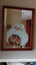 Miroir sérigraphié vogue d'occasion  Soissons