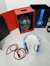 Fones de ouvido Beats by Dr. Dre Solo HD azul com cabo e caixa e estojo originais FUNCIONA comprar usado  Enviando para Brazil