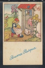 Cartolina augurale buona usato  Italia