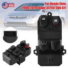 Interruptor de janela de energia dianteiro para 2006-2011 Honda Civic Coupe 35750-SVA-A11 comprar usado  Enviando para Brazil