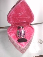 Urna comemorativa lembrança pequena rosa gravada, urna de cremação em estojo de coração nova comprar usado  Enviando para Brazil