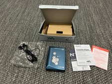 Sony Walkman WM-EX501 na caixa genuína toca-fitas cassete estéreo portátil azul, usado comprar usado  Enviando para Brazil