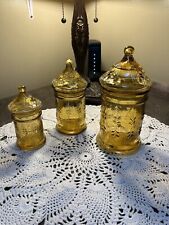 Gold amber glass for sale  Sheridan