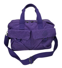 Bolsa de ombro Kipling Franny grande roxa para bebê bolsa tote de viagem fralda durante a noite comprar usado  Enviando para Brazil