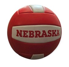 Bola de vôlei Baden Nebraska Huskers logotipo vermelho e branco tamanho oficial comprar usado  Enviando para Brazil