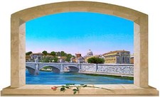 Wall sticker trompe usato  Ragusa