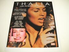 Usado, Pôster promocional THALIA is Latin America's #1 Superstar original 2001 anúncio comprar usado  Enviando para Brazil