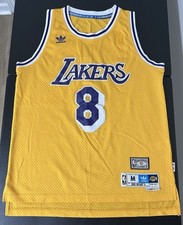 Camiseta Hardwood Classics Adidas Los Angeles Lakers #8 Kobe Bryant tamanho M comprimento +2 comprar usado  Enviando para Brazil