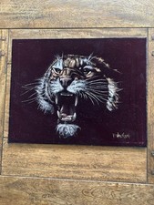 Oil velvet painting for sale  TONBRIDGE