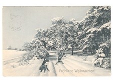 Antica cartolina natalizia usato Antica cartolina natalizia usato  Italia