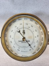 Brass barometer thomas for sale  INVERGORDON